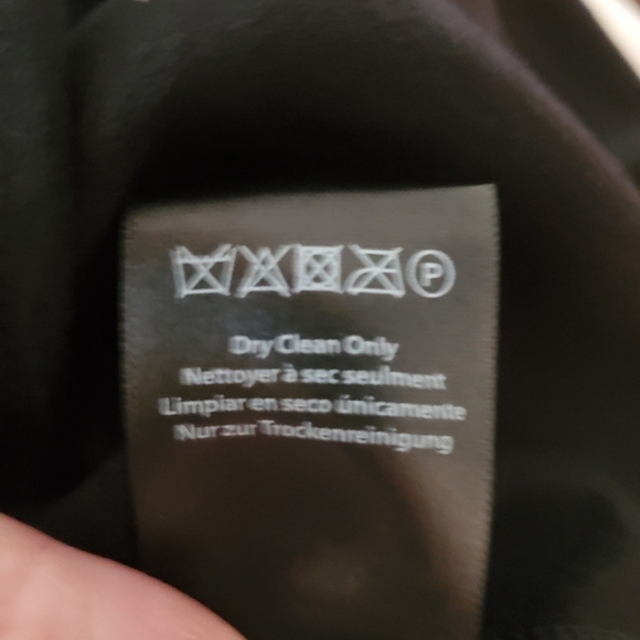 RACHEL Zoe Dropped Waist Dress Womens XS‎ Black Zippered Boat Neck Ruffle Hem - Picture 14 of 14